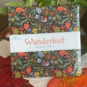 ❣️ New-Wanderlust Floral Fabric Squares - Multi-Color Pack 10”